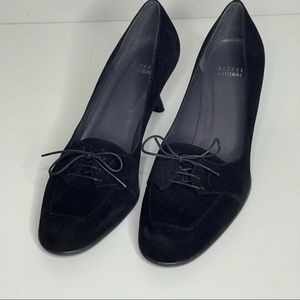 Stuart Weitzman black suede shoe size 12